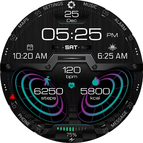 A375 Wear OS Watch Face screenshot 25