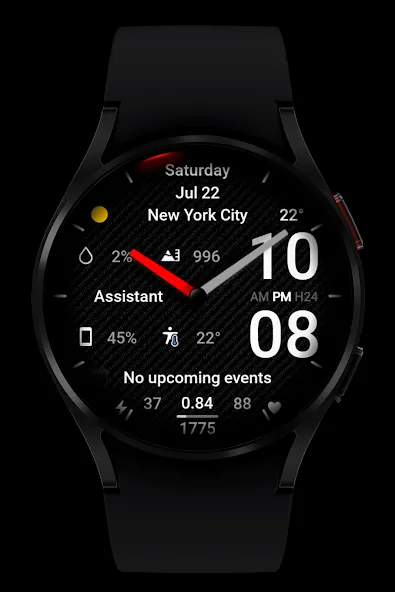 WR 004 Hybrid Watch Face screenshot 7