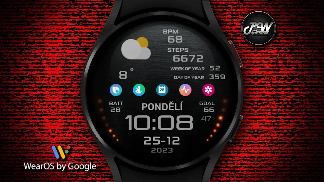 PW81 Big Digital Weather Watch screenshot 1