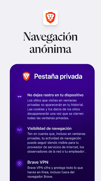Navegador web privado Brave screenshot 3