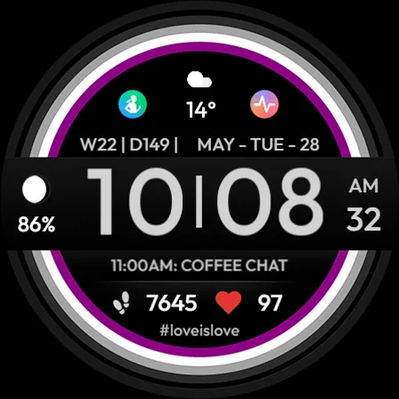 TVV Pride Digital Watch Face screenshot 14