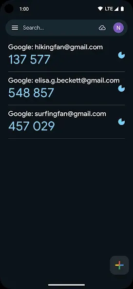 Google Authenticator screenshot 6