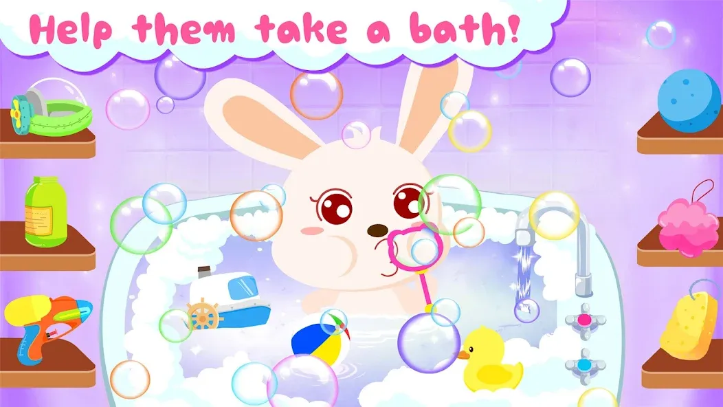 Baby Panda's Bath Time screenshot 2