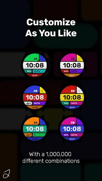 Simple Widget Watch Face v2 screenshot 3