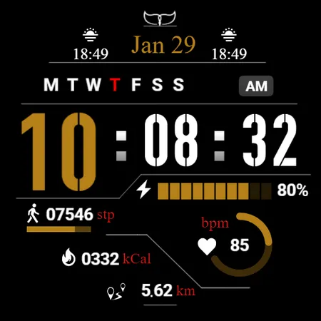 SY51 Watch Face for Wear OS screenshot 28