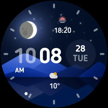 Stargazing Digital Wear OS screenshot 6