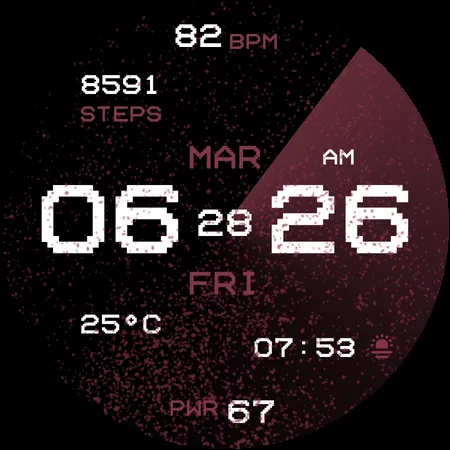 Night Force Watch Face screenshot 6