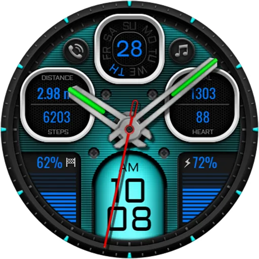 Hybrid TURAKON WS72 Watch face screenshot 20