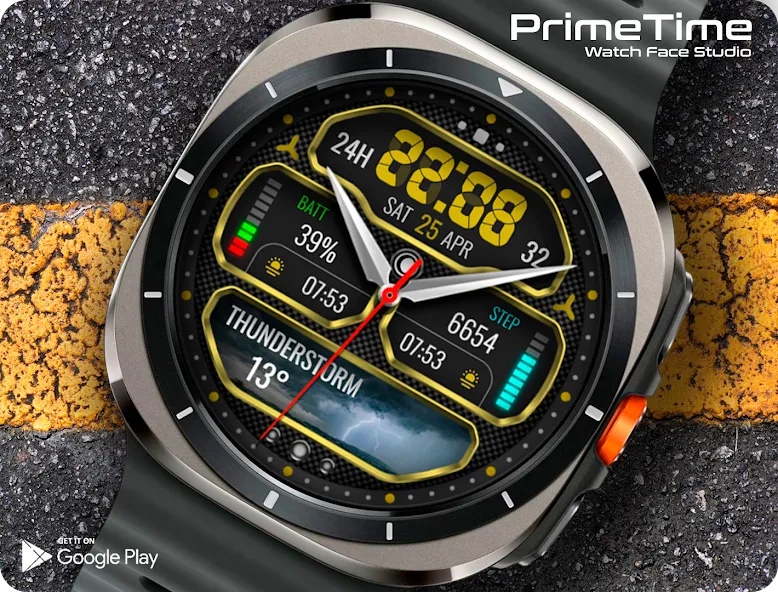 PT45 Hybrid Watch Face screenshot 3