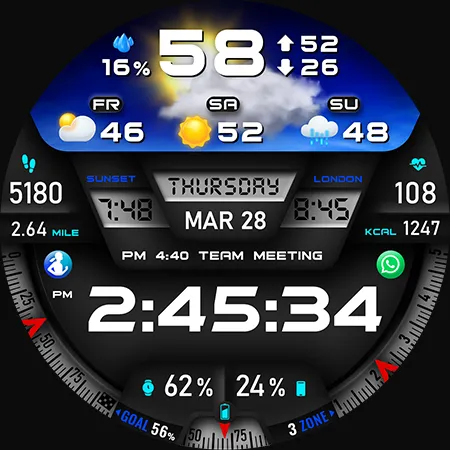 PER27 Digital Watch Face screenshot 41