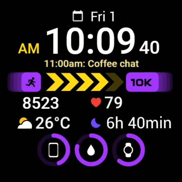 PRADO 75 Digital Watch Face screenshot 10