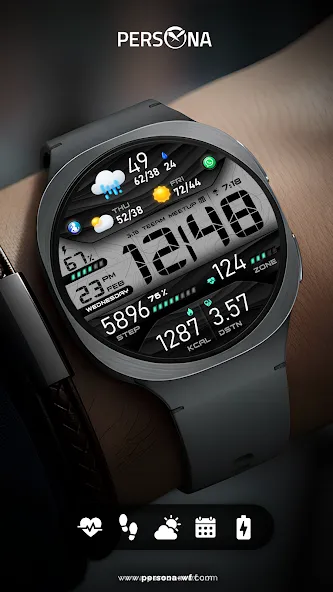 PER43 Digital Watch Face screenshot 8