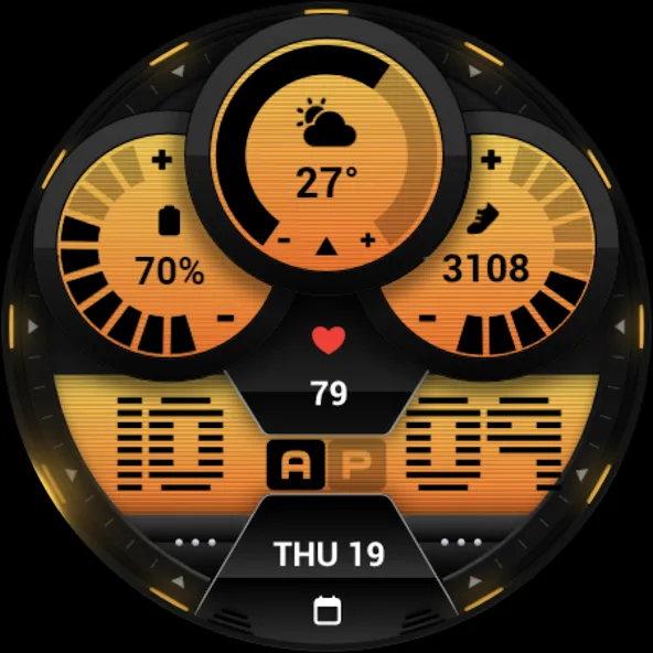 PRADO 84 Digital Watch Face screenshot 13