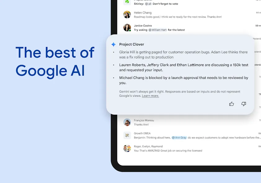 Google Chat screenshot 18