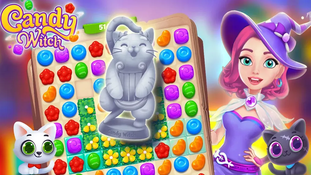 Candy Witch - Match 3 Puzzle screenshot 5