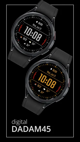 DADAM45: Graphic Watch Face screenshot 1