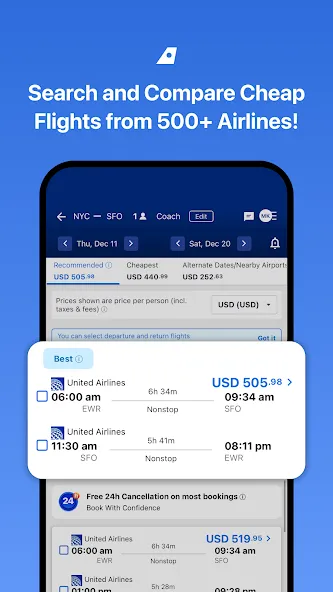 CheapOair: Cheap Flight Deals screenshot 2