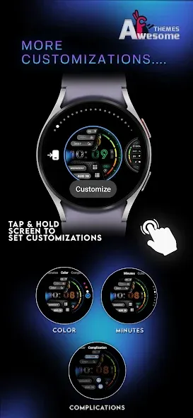 IronSync - Digital Watch Face screenshot 6