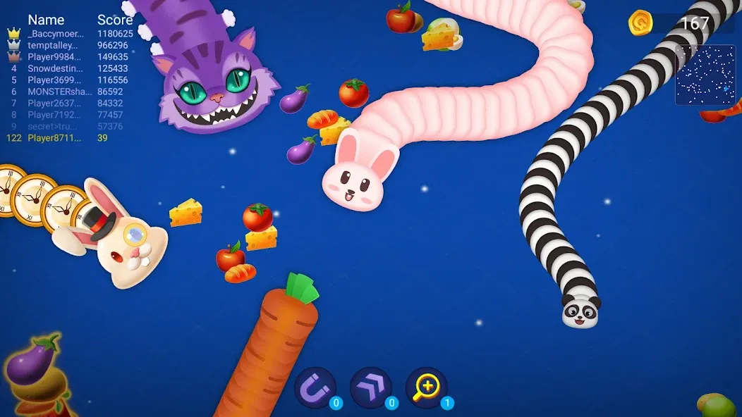 스네이크.io: 지렁이게임, 머지 스네이크 screenshot 4