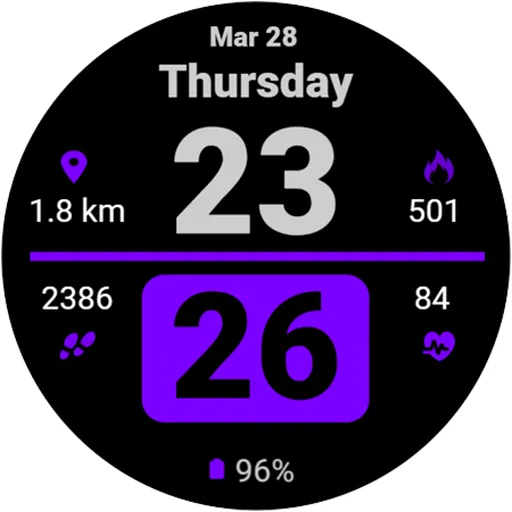 Digital Nox321 Watch Face screenshot 19