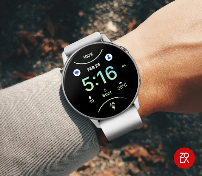 Sporty Daylight Watch Face screenshot 3
