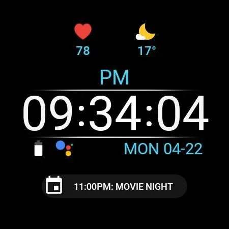 Night ver 05 - watch face screenshot 23
