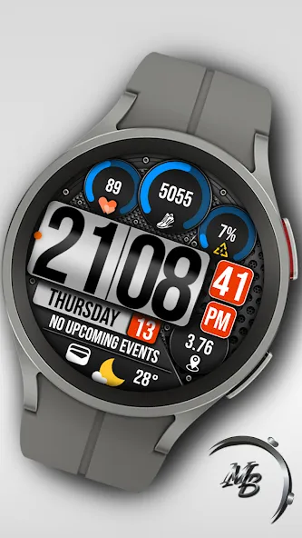 Digital Watch Face MB365 screenshot 4