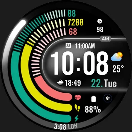 ML2U 184 Watch Face screenshot 25
