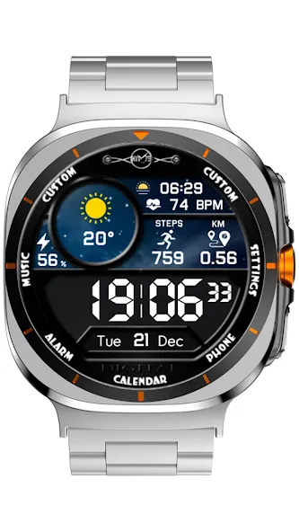 NTV352 - Digital Pro watchface screenshot 2