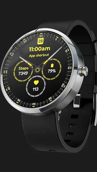 A4 Analog Watch Face screenshot 6