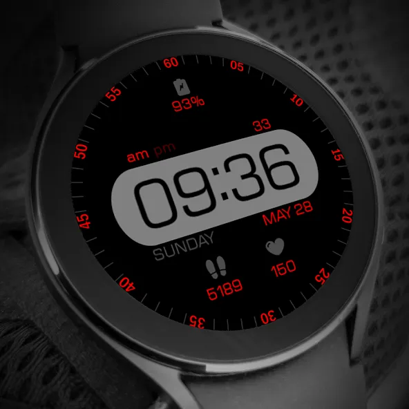 Key060 Digital Watch Face screenshot 6
