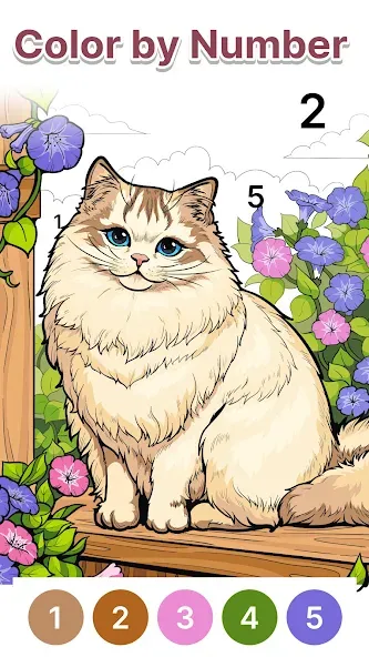 Anima Color - Paint by Number screenshot 7