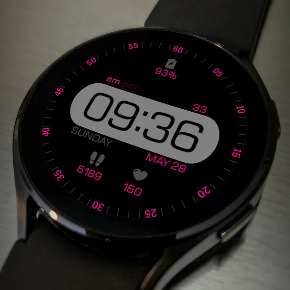 Key060 Digital Watch Face screenshot 3
