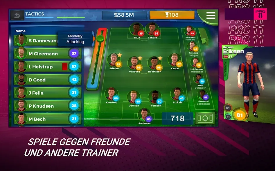 Pro 11 - Fußball Manager screenshot 8