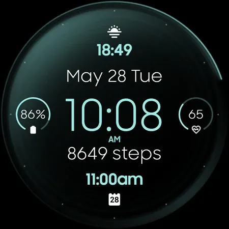 Shine 360 - digital watch face screenshot 15