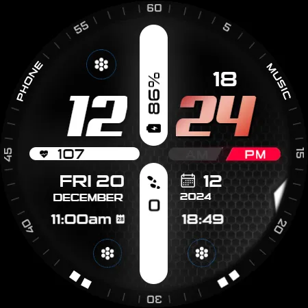 Digiglide - Digital Watch Face screenshot 25