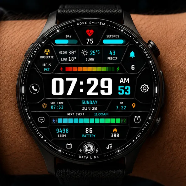 Cipher 0̸x Mission Watch Face screenshot 1