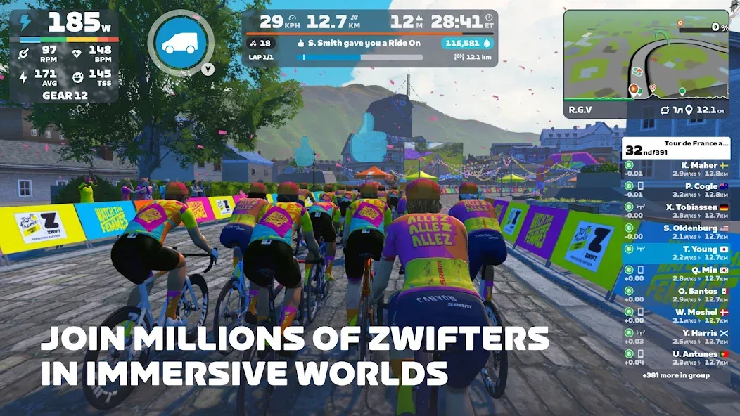Zwift: Indoor Cycling Fitness screenshot 3