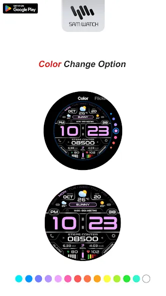 SamWatch Digital Neon 2 screenshot 4