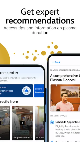Grifols Plasma Donor Hub screenshot 4