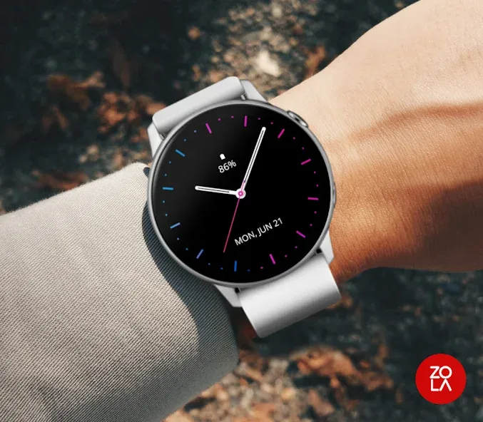 Illusion Black Watch Face screenshot 3