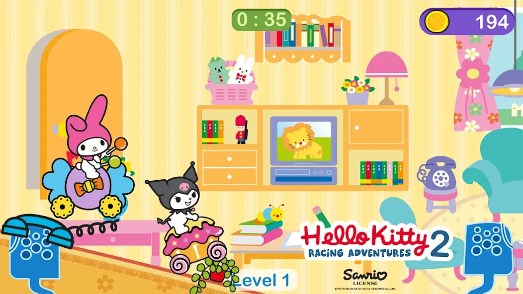 Hello Kitty games - car game screenshot 7
