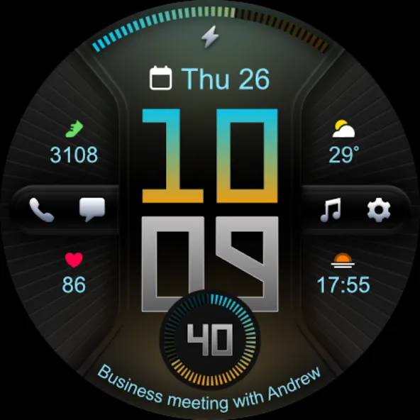 PRADO 78 Digital Watch Face screenshot 14