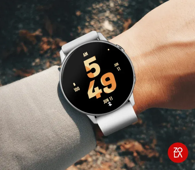 Giraffe Bold Watch Face screenshot 3