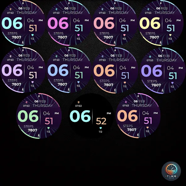 Animated Dots Watch Face screenshot 3