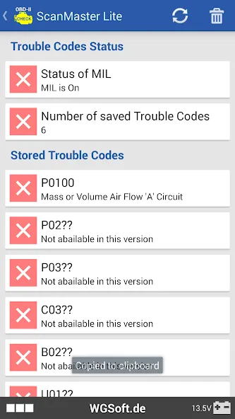 ScanMaster for ELM327 OBD-2 screenshot 4
