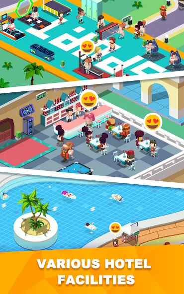 Sim Hotel Tycoon: Tycoon Games screenshot 10