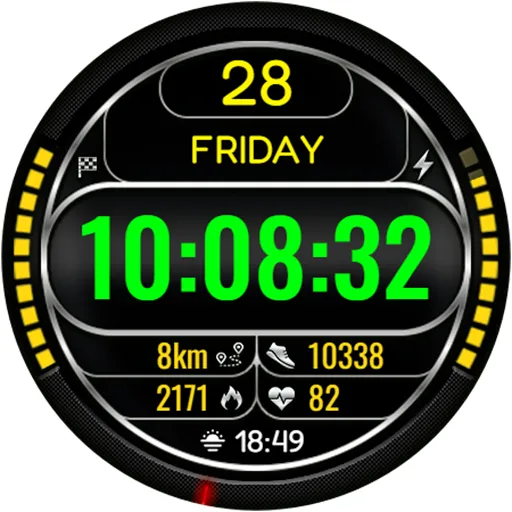 Digital Dong 01 Watch face screenshot 17
