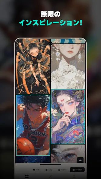 にじジャーニー - AI アニメアート screenshot 4