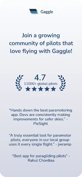 Gaggle Paragliding, Ultralight screenshot 3